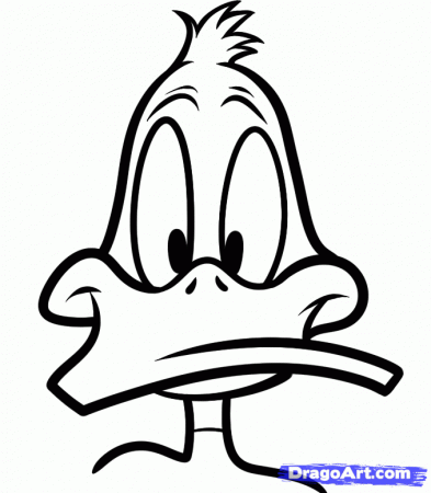 How to Draw Daffy Easy, Step by Step, Cartoon Network Characters 