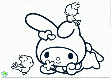 My Melody Coloring page- DinoKids.