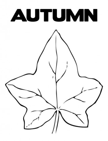 Autumn Leaves Printable Coloring Pages | Coloring