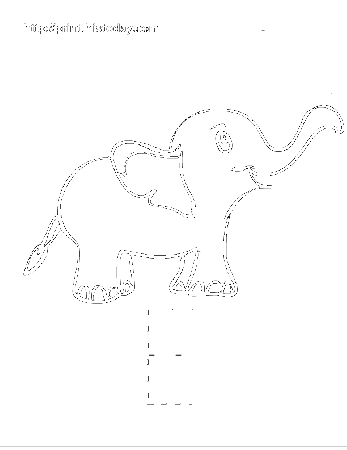 Elephant Stencils Printable