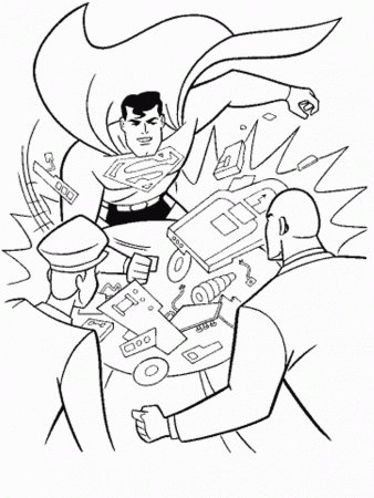 Coloring Page - Superman coloring pages 2