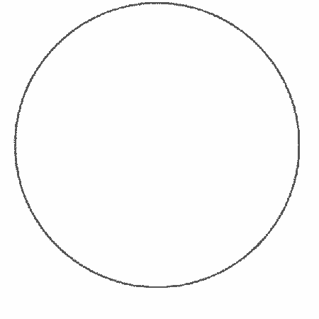 circle outline coloring page