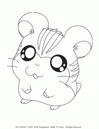 Hamtaro Coloring Pages Online