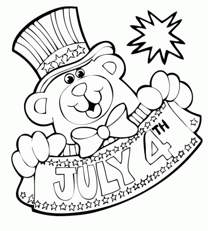 4th of July Coloring Pages Free Printable Download | Coloring 