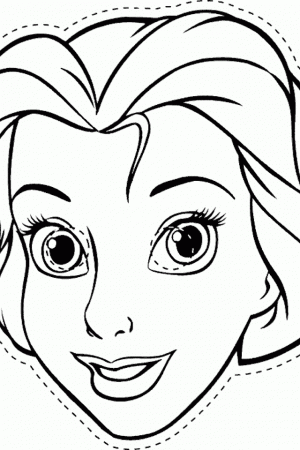Disney Princess Belle Coloring Pages | download free printable 