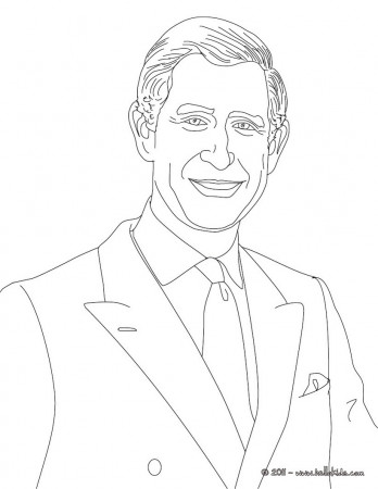 King Charles III coloring pages