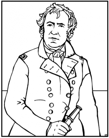 Zachary Taylor Coloring Page | Purple Kitty
