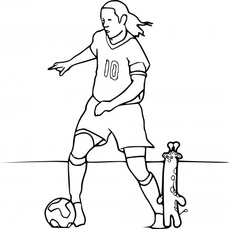 Ronaldinho coloring page - free printable coloring pages on coloori.com