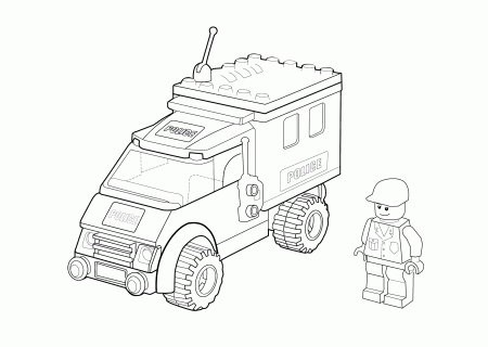 Free Printable Lego Police Coloring Pages - High Quality Coloring ...
