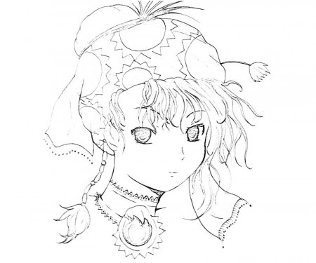 Anime Faces Coloring Pages - Coloring Pages For All Ages