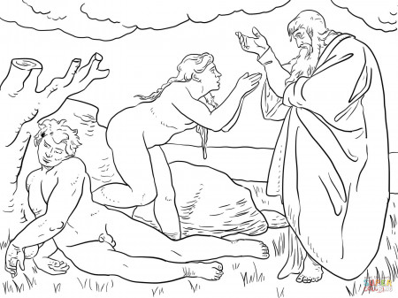 Creation Story coloring page | Free Printable Coloring Pages