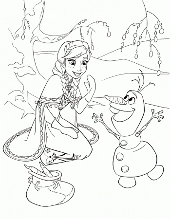 Walt-Disney-Coloring-Pages-Princess-Anna-Olaf-walt-disney ...
