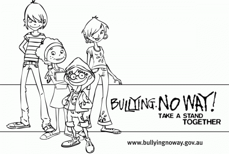 bullying colouring pages bullying colouring pages. bullying ...