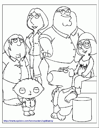 Printable Family Guy - Coloring Pages for Kids and for Adults