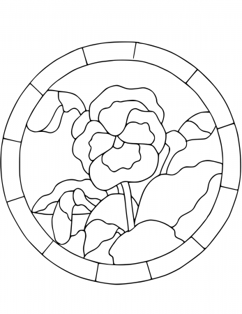 Pansy Coloring Pages - Best Coloring Pages For Kids