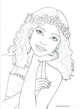 Coloring Pages Of Girls Faces at GetDrawings | Free download