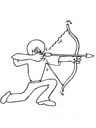 Archery Coloring Pages - Best Coloring Pages For Kids