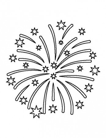 Coloring Pages Preschool Fireworks | How to draw fireworks, Fireworks art,  Fireworks pictures
