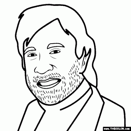 Famous Actor Coloring Pages