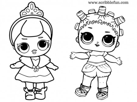 Lol Dolls Cute Baby Princess Coloring Pages - Coloring Cool