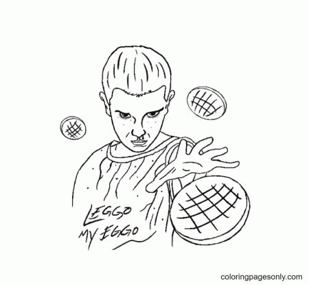 Eleven with supernatural powers Coloring Pages - Coloring Pages For Boys Coloring  Pages - Coloring Pages For Kids And Adults