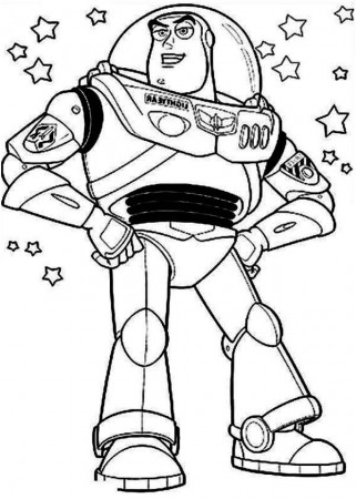 First Introduction of Buzz Lightyear in Toy Story Coloring Page - Download  & Print Online Colorin… | Toy story coloring pages, Disney coloring pages, Coloring  pages