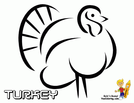Bountiful Thanksgiving Coloring | Thanksgiving Day | Free | Turkey ...