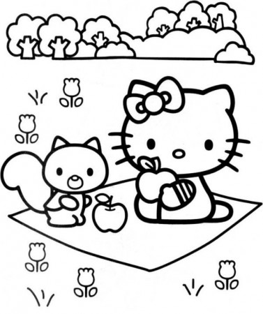 Hello Kitty Princess - Coloring Pages for Kids and for Adults