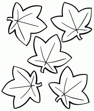 Fall Leaf Coloring Pages Great Perfect pdf to print - Coloring pages