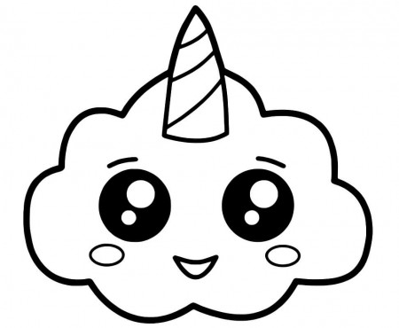 Adorable Cloud Coloring Page - Free Printable Coloring Pages for Kids