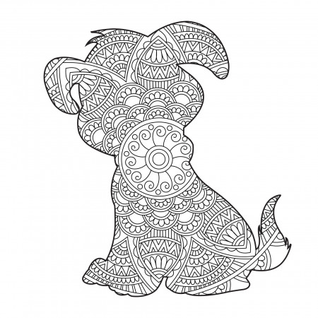 Adult Coloring Pages Animals Vector Art, Icons, and Graphics for Free  Download
