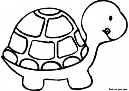 Homepage Animal Print Out Baby Turtle Coloring Book Pages ...