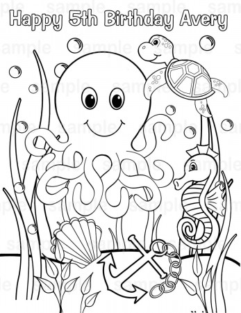 Under The Sea Coloring Pages
