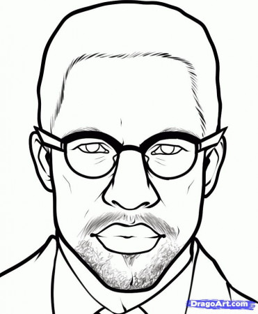 Malcolm X Coloring Pages | Fun ideas | Pinterest | Malcolm X ...