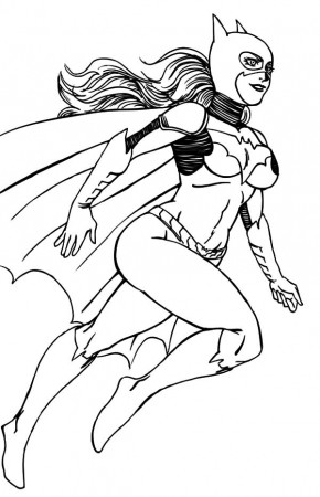 Batgirl Coloring Page