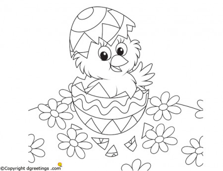 30 Easter Chicks Coloring Pages - Free Printable Coloring Pages