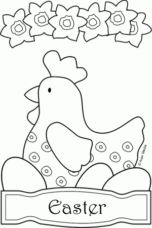 GAMES CRAFTS COLORING - EASTER - Printable coloring pages