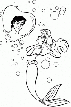 Free Ariel And Eric Coloring Pages, Download Free Clip Art, Free Clip Art  on Clipart Library