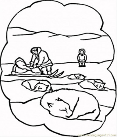 Coloring Pages Bears (Countries > North-South Poles) - free 