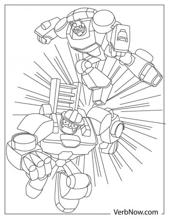 Free RESCUE BOTS Coloring Pages & Book for Download (Printable PDF) -  VerbNow
