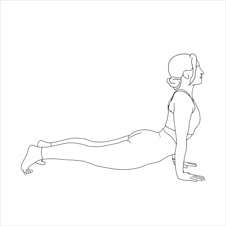 Coloring Pages - character in Yoga pose Vector character illustration.  3333261 Vector Art at Vecteezy