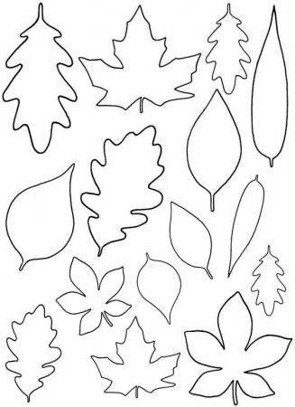 Leaf template, Paper leaves and Diy paper