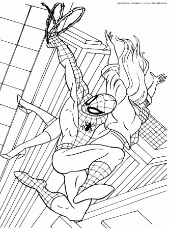 Spider Man Coloring Page | Coloring Pages