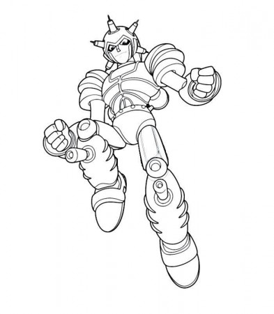 robot coloring pages 2014