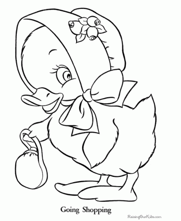 Easy Easter Coloring Pages - Free Printable Coloring Pages | Free 