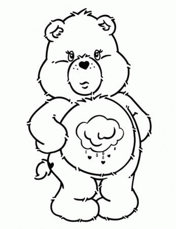 Grumpy Bear | Coloring pages