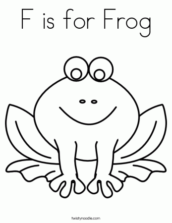 g frog Colouring Pages
