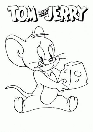 New Tom Jerry Coloring Page Wallpaper | ViolasGallery.