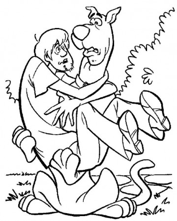 Shaggy And Scooby Doo Coloring Pages | Coloring Pages - Part 2