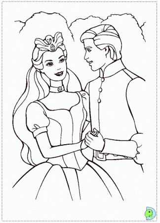 barbie swanlake Colouring Pages